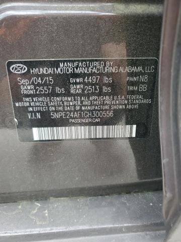 Photo 11 VIN: 5NPE24AF1GH300556 - HYUNDAI SONATA 