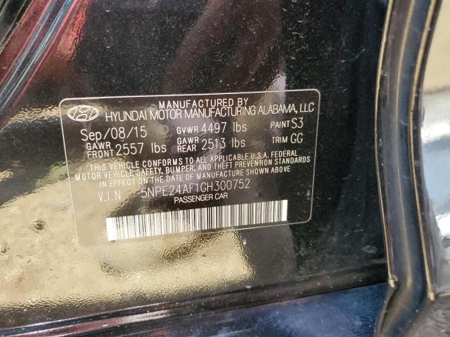 Photo 9 VIN: 5NPE24AF1GH300752 - HYUNDAI SONATA SE 