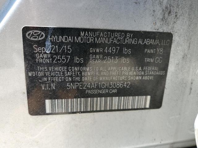 Photo 11 VIN: 5NPE24AF1GH308642 - HYUNDAI SONATA SE 