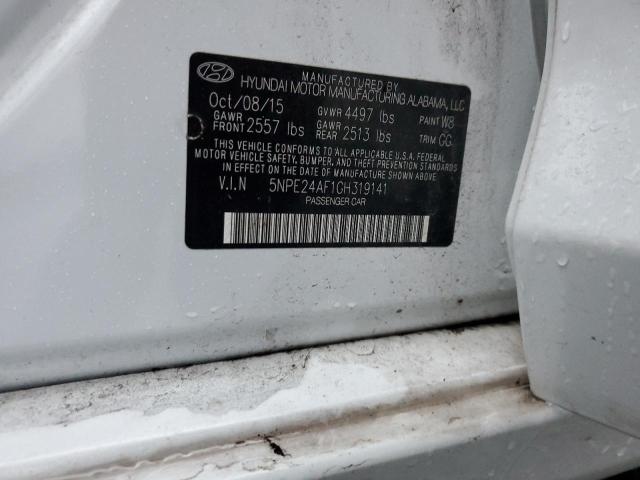 Photo 11 VIN: 5NPE24AF1GH319141 - HYUNDAI SONATA SE 