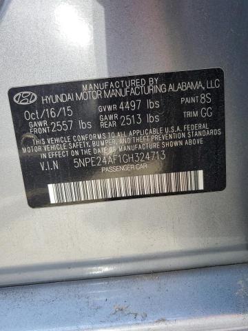 Photo 11 VIN: 5NPE24AF1GH324713 - HYUNDAI SONATA SE 