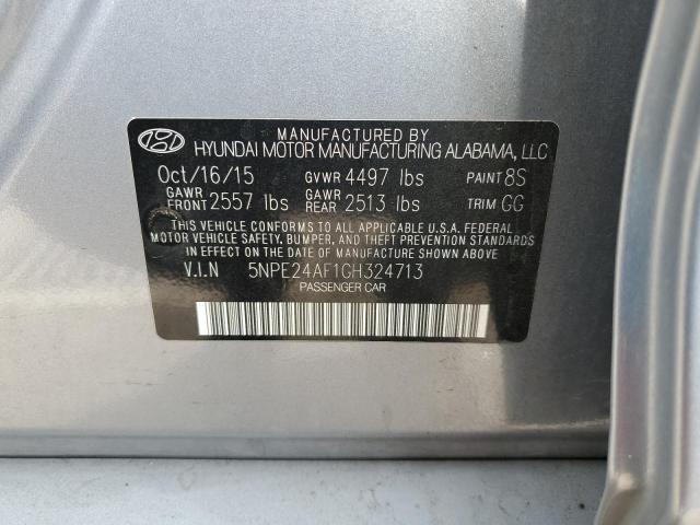 Photo 11 VIN: 5NPE24AF1GH324713 - HYUNDAI SONATA SE 