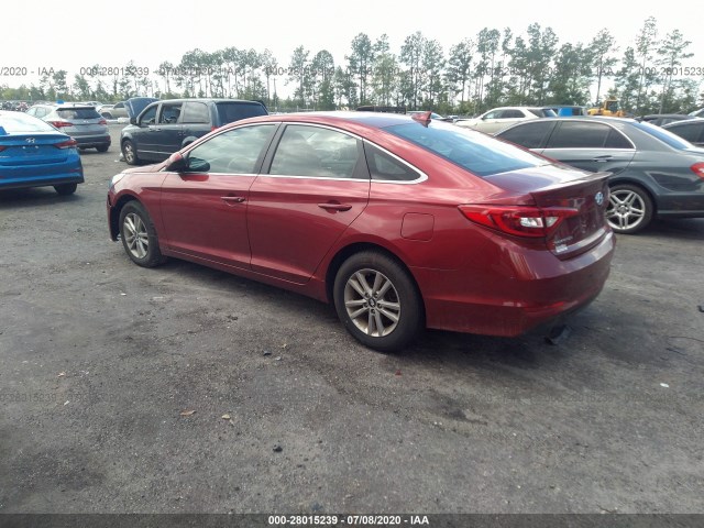 Photo 2 VIN: 5NPE24AF1GH332598 - HYUNDAI SONATA 