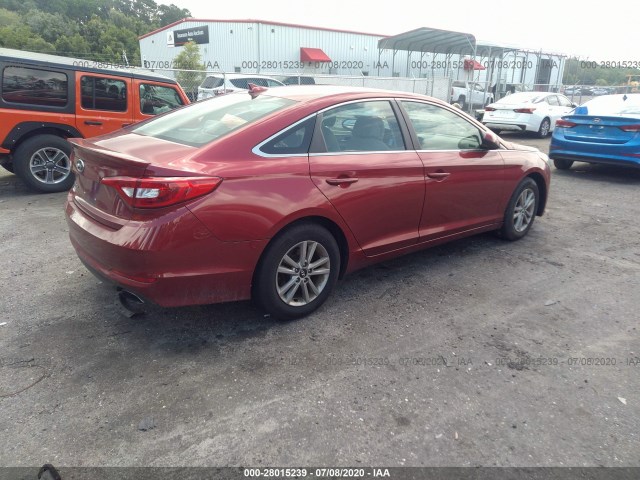 Photo 3 VIN: 5NPE24AF1GH332598 - HYUNDAI SONATA 