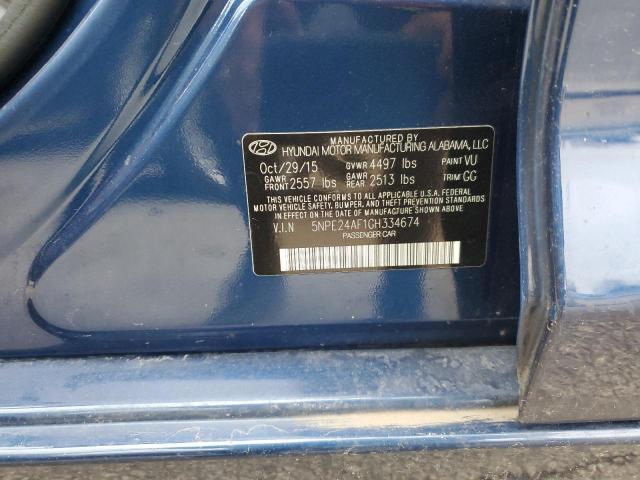 Photo 11 VIN: 5NPE24AF1GH334674 - HYUNDAI SONATA SE 