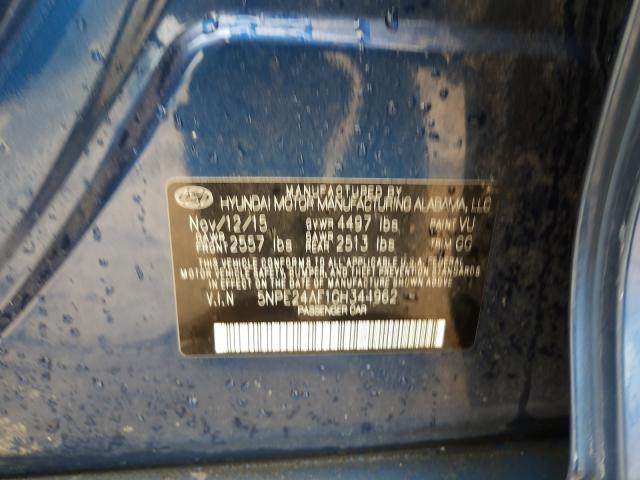 Photo 9 VIN: 5NPE24AF1GH344962 - HYUNDAI SONATA SE 