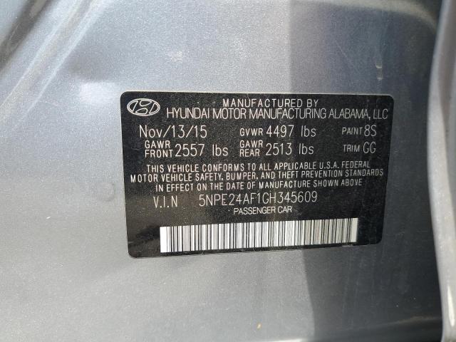 Photo 11 VIN: 5NPE24AF1GH345609 - HYUNDAI SONATA 