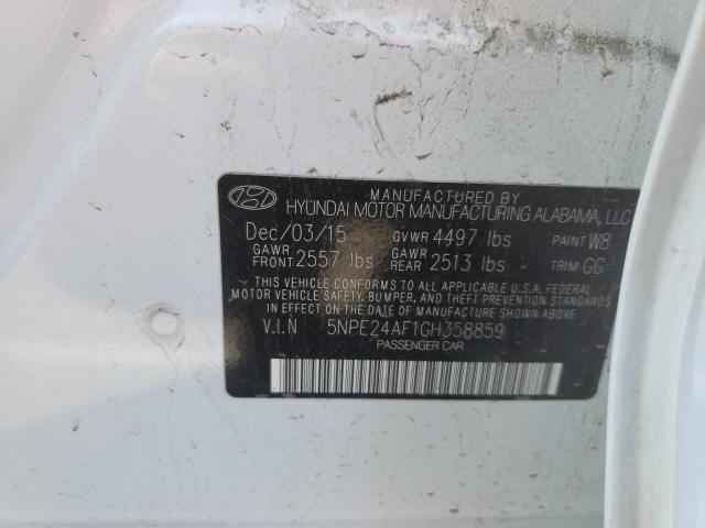 Photo 9 VIN: 5NPE24AF1GH358859 - HYUNDAI SONATA SE 