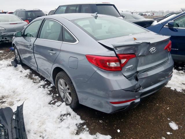 Photo 2 VIN: 5NPE24AF1GH389707 - HYUNDAI SONATA SE 