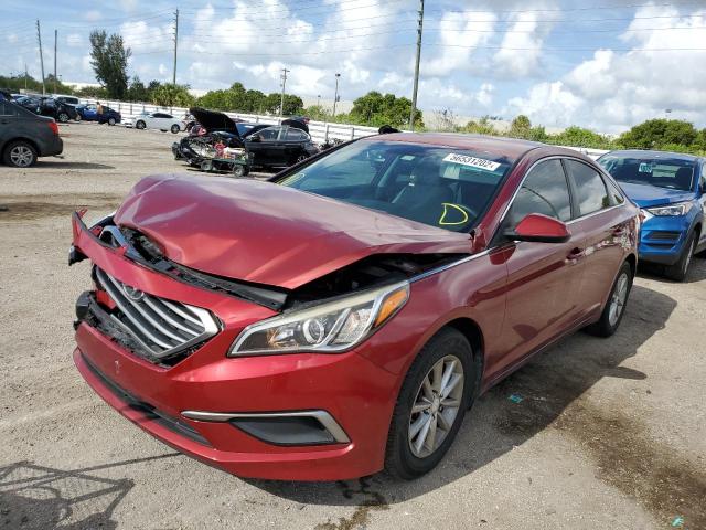 Photo 1 VIN: 5NPE24AF1GH418705 - HYUNDAI SONATA SE 