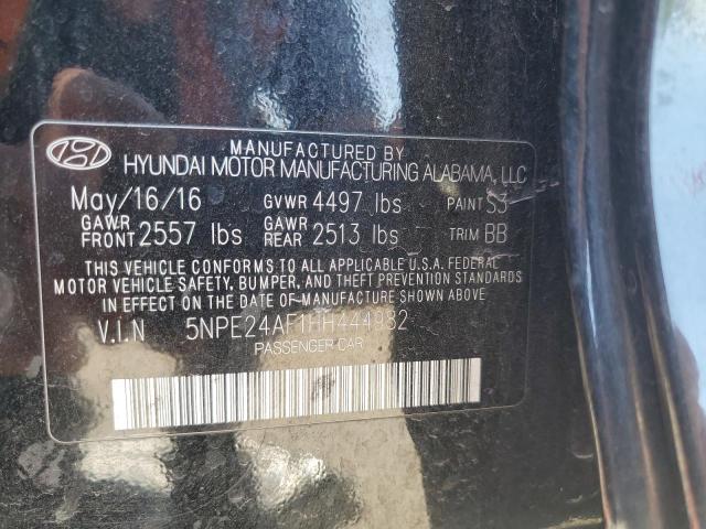 Photo 11 VIN: 5NPE24AF1HH444982 - HYUNDAI SONATA SE 