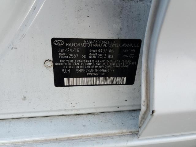 Photo 11 VIN: 5NPE24AF1HH466433 - HYUNDAI SONATA SE 