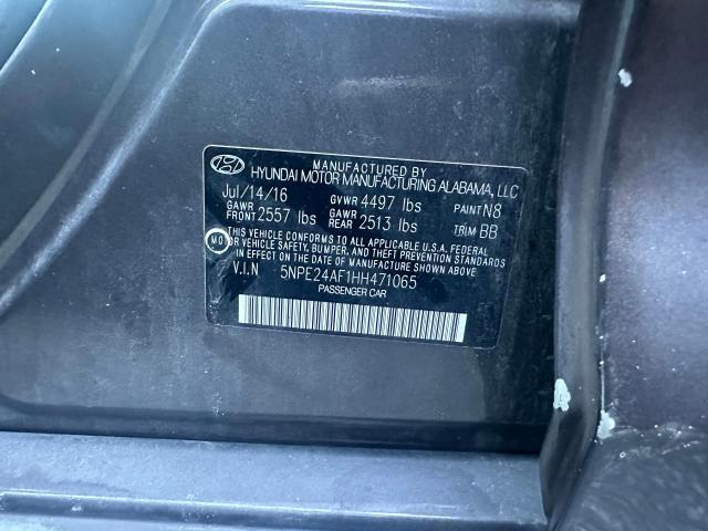 Photo 9 VIN: 5NPE24AF1HH471065 - HYUNDAI SONATA 