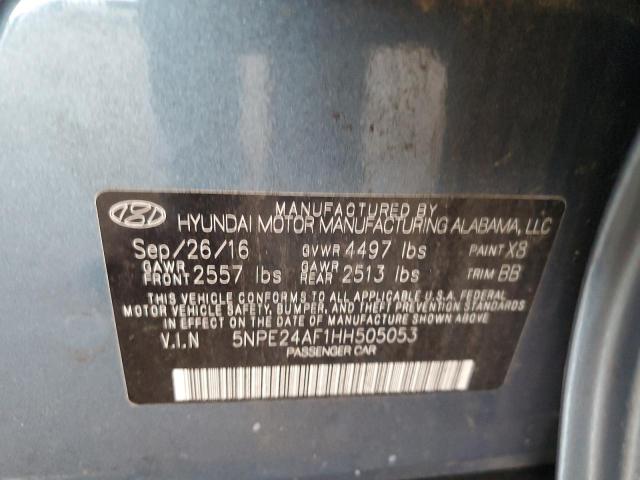 Photo 11 VIN: 5NPE24AF1HH505053 - HYUNDAI SONATA SE 