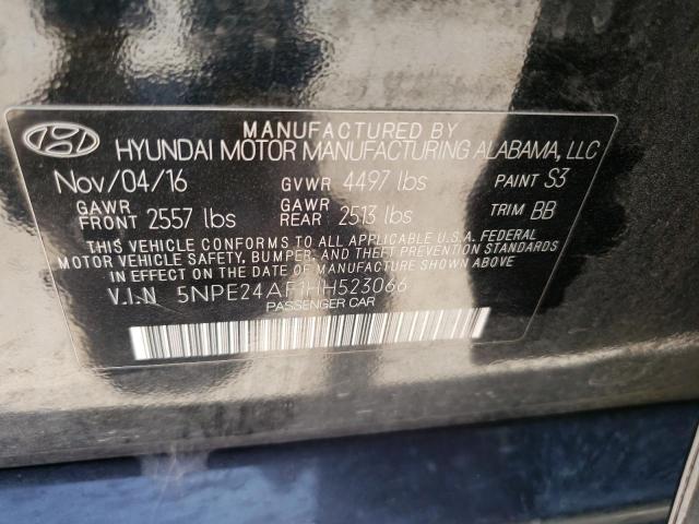 Photo 11 VIN: 5NPE24AF1HH523066 - HYUNDAI SONATA SE 