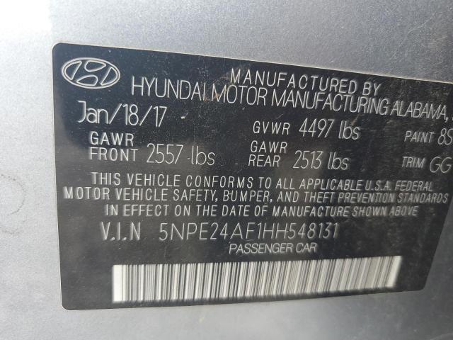 Photo 11 VIN: 5NPE24AF1HH548131 - HYUNDAI SONATA SE 