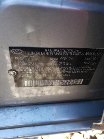 Photo 11 VIN: 5NPE24AF1HH555483 - HYUNDAI SONATA 