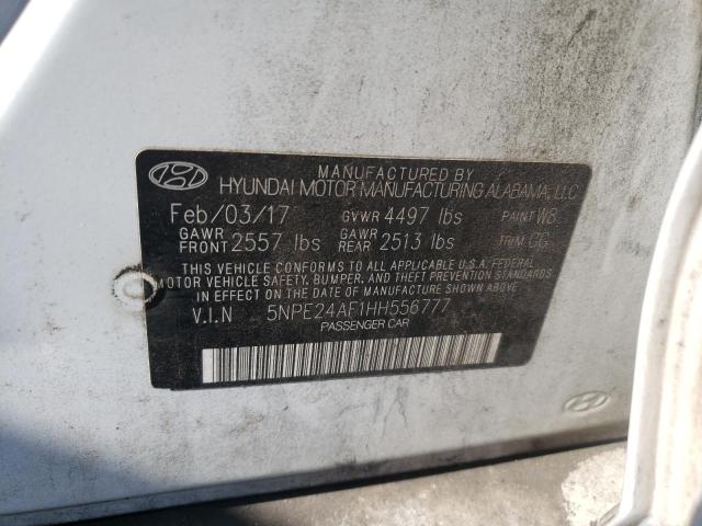 Photo 11 VIN: 5NPE24AF1HH556777 - HYUNDAI SONATA SE 