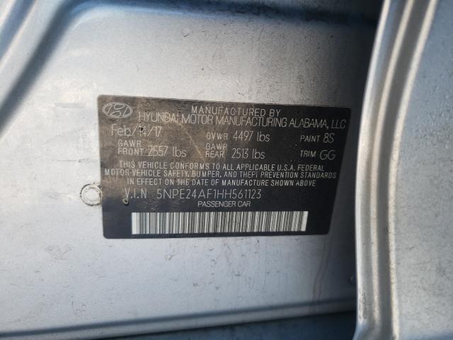 Photo 9 VIN: 5NPE24AF1HH561123 - HYUNDAI SONATA SE 