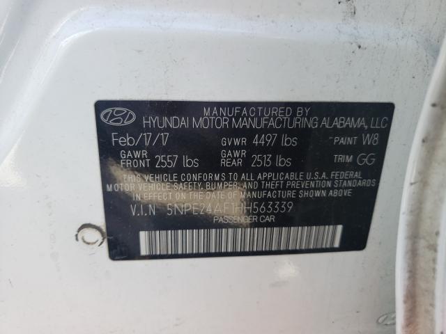 Photo 9 VIN: 5NPE24AF1HH563339 - HYUNDAI SONATA SE 