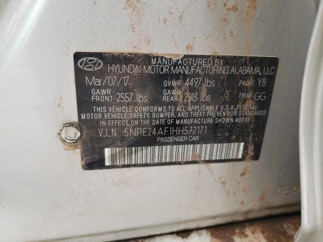 Photo 11 VIN: 5NPE24AF1HH572171 - HYUNDAI SONATA SE 