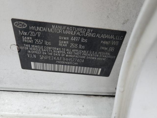 Photo 11 VIN: 5NPE24AF1HH577404 - HYUNDAI SONATA 