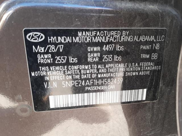 Photo 11 VIN: 5NPE24AF1HH582439 - HYUNDAI SONATA SE 