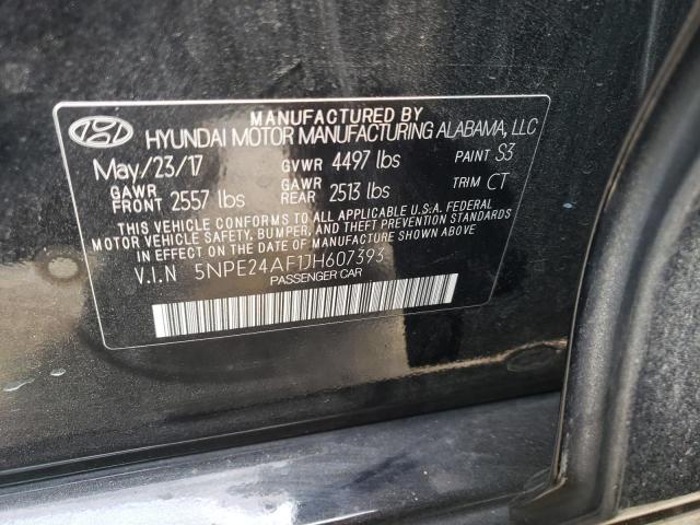 Photo 9 VIN: 5NPE24AF1JH607393 - HYUNDAI SONATA SE 