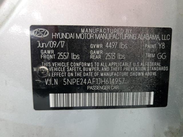 Photo 11 VIN: 5NPE24AF1JH614957 - HYUNDAI SONATA SE 