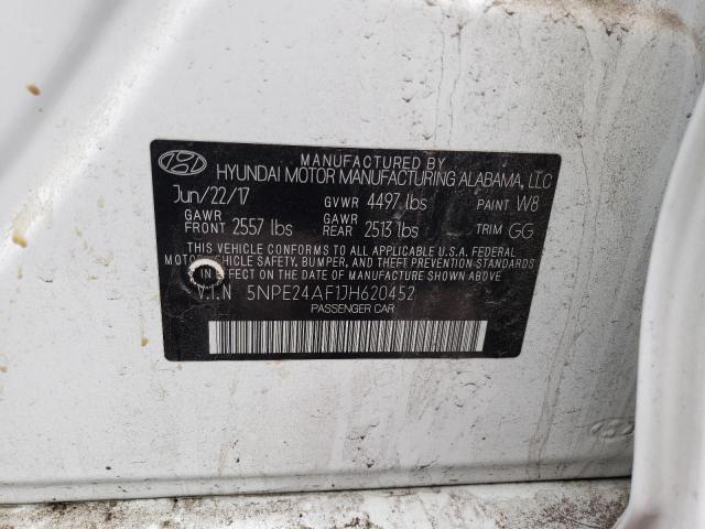 Photo 12 VIN: 5NPE24AF1JH620452 - HYUNDAI SONATA 