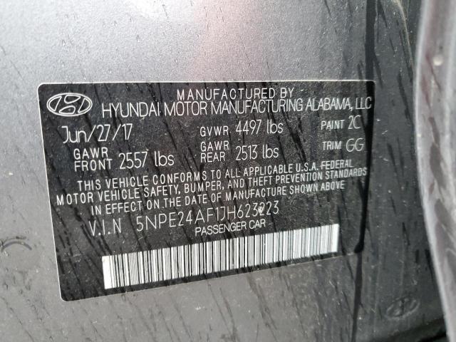 Photo 11 VIN: 5NPE24AF1JH623223 - HYUNDAI SONATA 