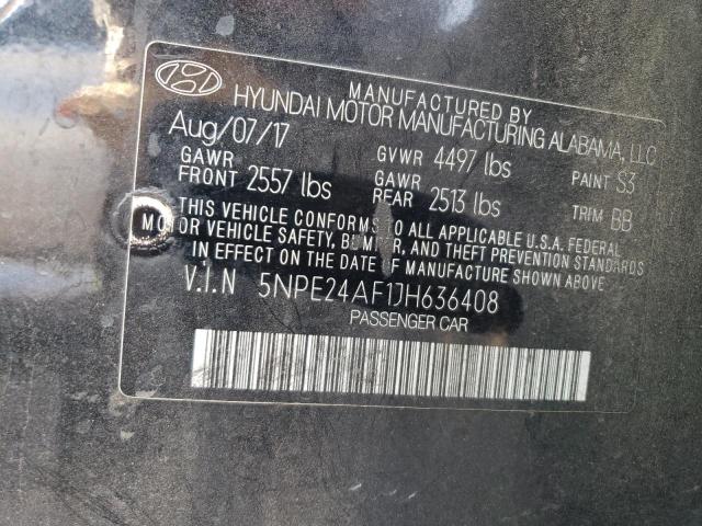 Photo 11 VIN: 5NPE24AF1JH636408 - HYUNDAI SONATA SE 