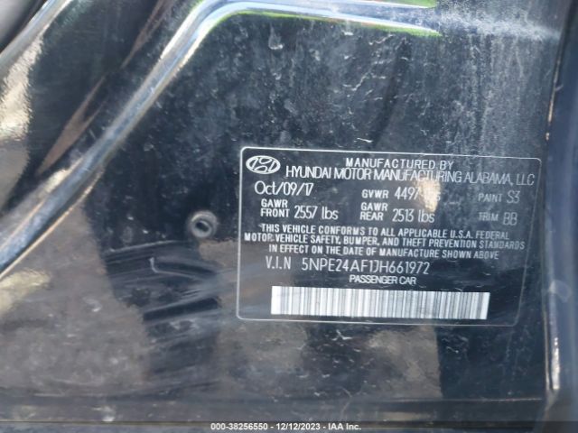 Photo 8 VIN: 5NPE24AF1JH661972 - HYUNDAI SONATA 