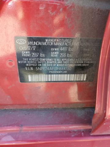 Photo 12 VIN: 5NPE24AF1JH664760 - HYUNDAI SONATA SE 