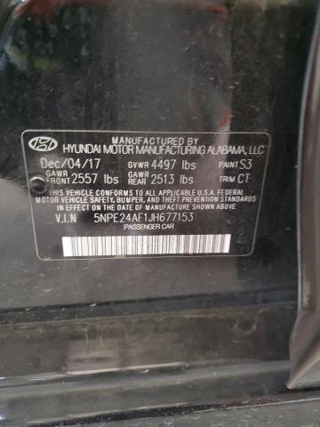 Photo 11 VIN: 5NPE24AF1JH677153 - HYUNDAI SONATA 