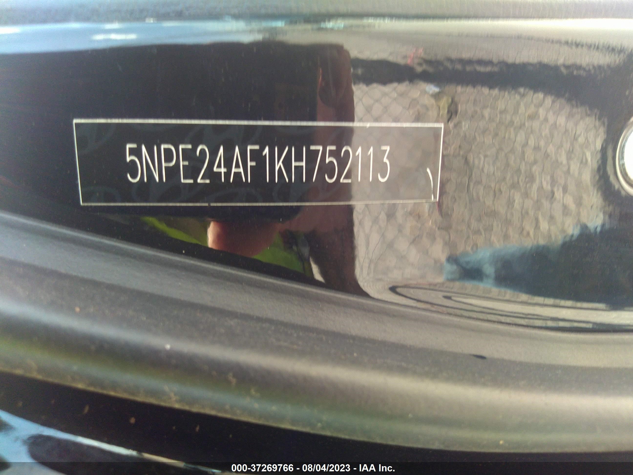 Photo 8 VIN: 5NPE24AF1KH752113 - HYUNDAI SONATA 