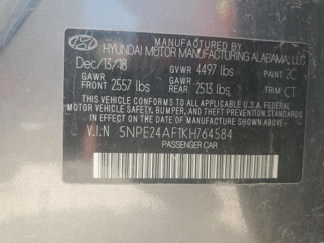 Photo 11 VIN: 5NPE24AF1KH764584 - HYUNDAI SONATA SE 