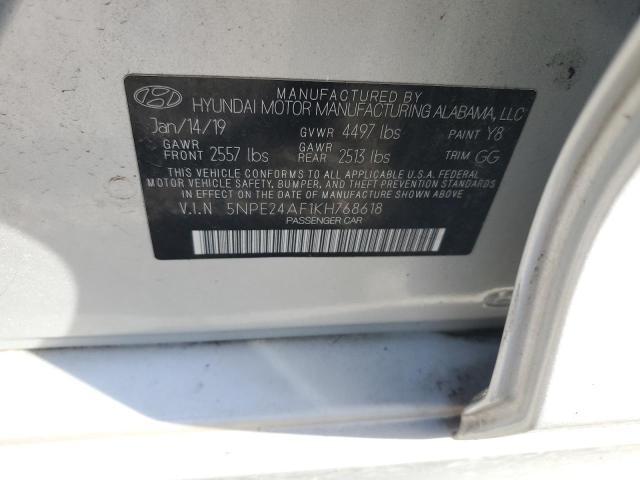 Photo 11 VIN: 5NPE24AF1KH768618 - HYUNDAI SONATA SE 