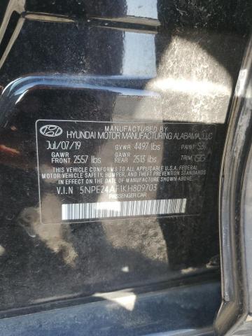 Photo 11 VIN: 5NPE24AF1KH809703 - HYUNDAI SONATA SE 