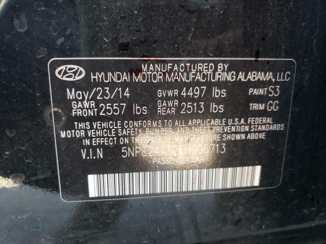 Photo 9 VIN: 5NPE24AF2FH006713 - HYUNDAI SONATA SE 