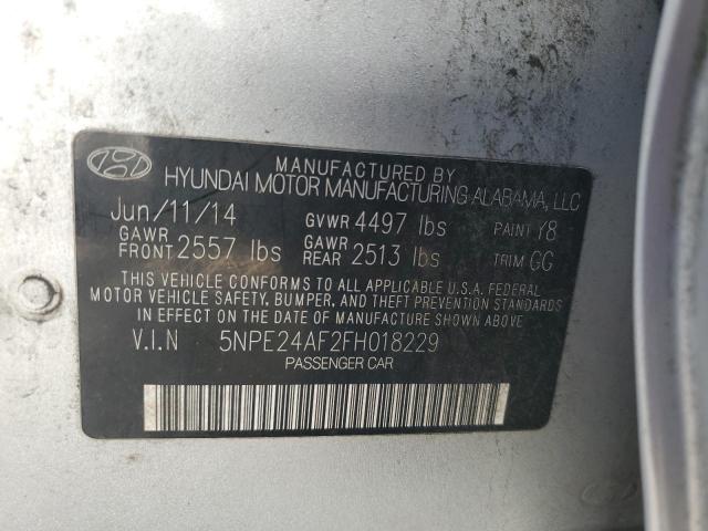 Photo 11 VIN: 5NPE24AF2FH018229 - HYUNDAI SONATA 