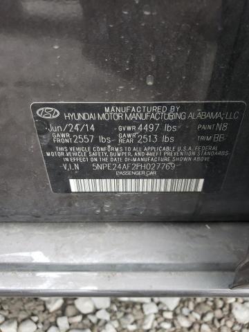 Photo 11 VIN: 5NPE24AF2FH027769 - HYUNDAI SONATA 