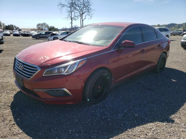 Photo 1 VIN: 5NPE24AF2FH058360 - HYUNDAI SONATA SE 