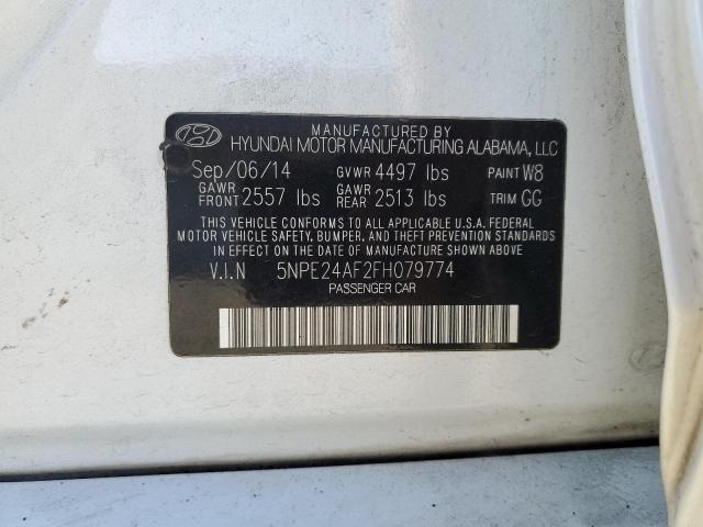 Photo 11 VIN: 5NPE24AF2FH079774 - HYUNDAI SONATA 