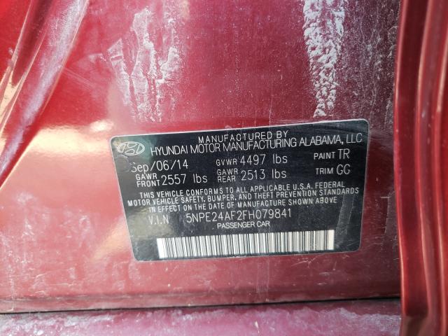 Photo 9 VIN: 5NPE24AF2FH079841 - HYUNDAI SONATA SE 