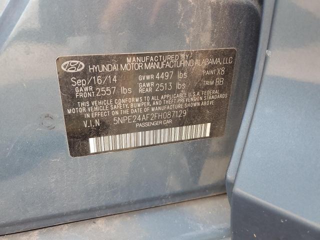 Photo 11 VIN: 5NPE24AF2FH087129 - HYUNDAI SONATA SE 