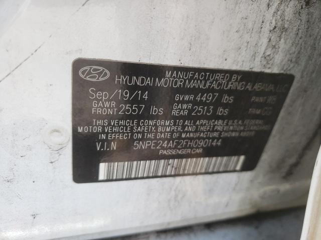 Photo 11 VIN: 5NPE24AF2FH090144 - HYUNDAI SONATA SE 