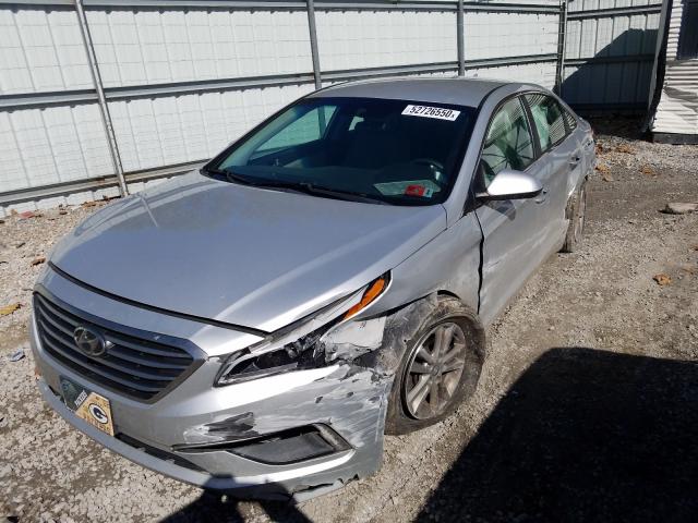 Photo 1 VIN: 5NPE24AF2FH100168 - HYUNDAI SONATA SE 