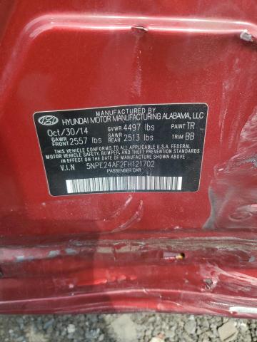 Photo 11 VIN: 5NPE24AF2FH121702 - HYUNDAI SONATA 