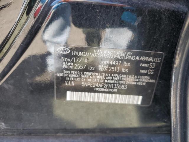 Photo 11 VIN: 5NPE24AF2FH135583 - HYUNDAI SONATA 